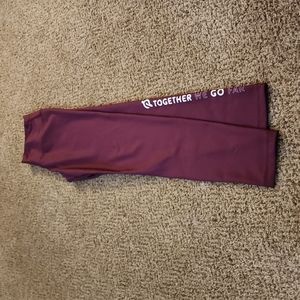 Peloton Flex Leggings Together We Go Far Size L